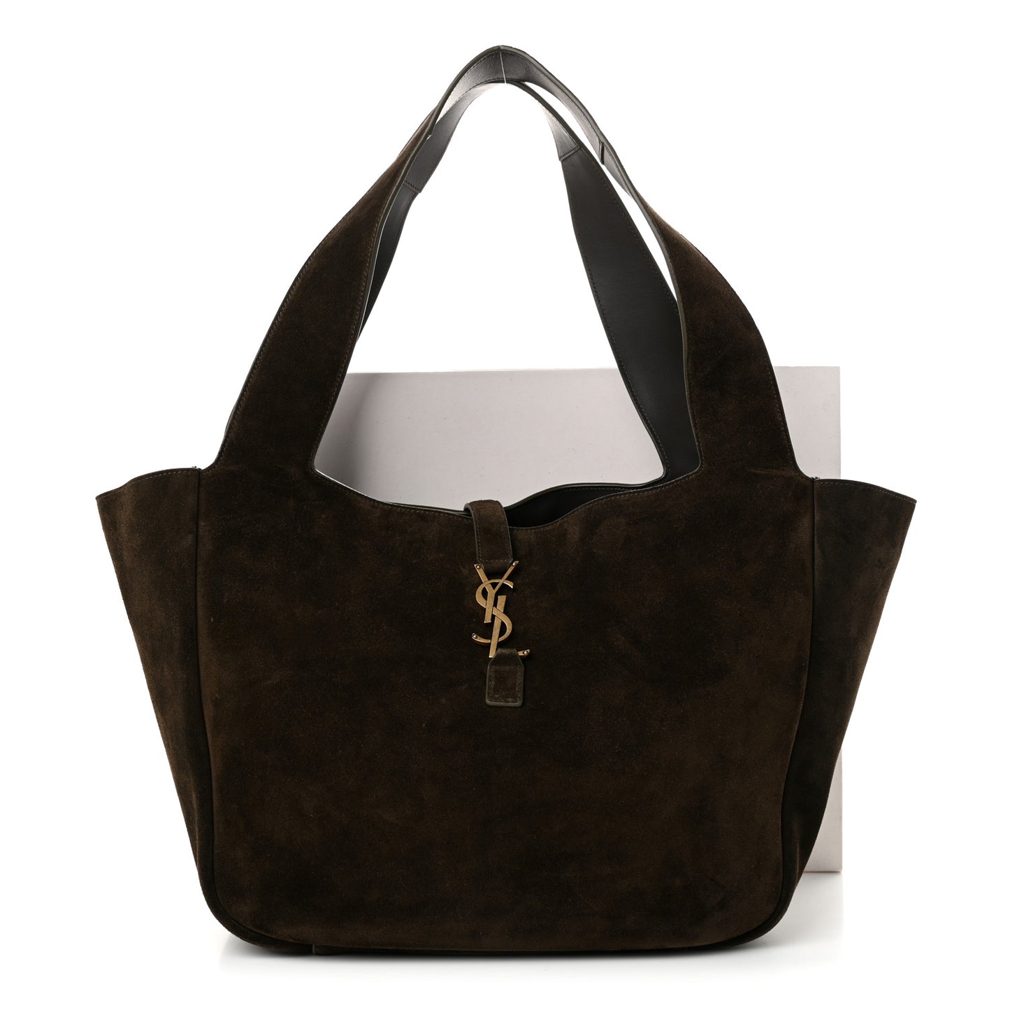 Suede Bea Tote Bark Brown