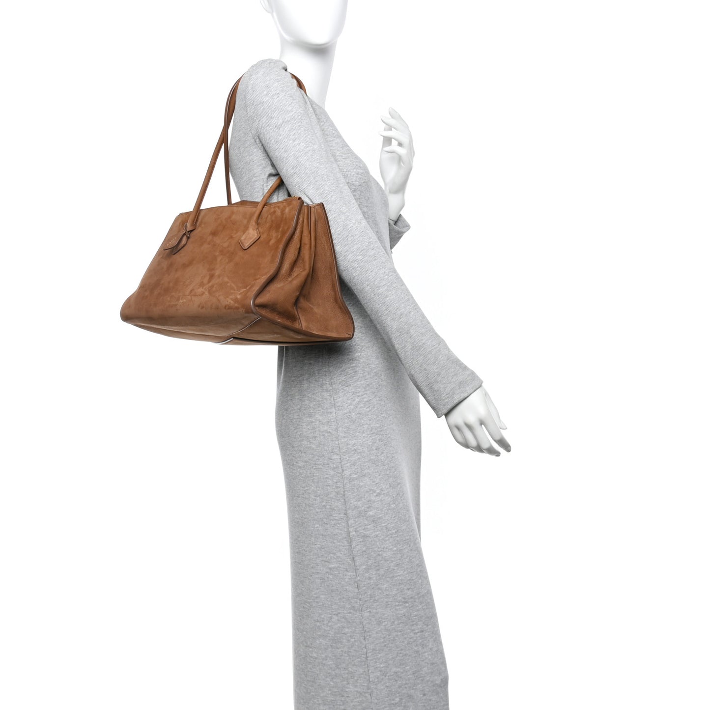 Nubuck Le Teckel Tote Terre D'Ombre