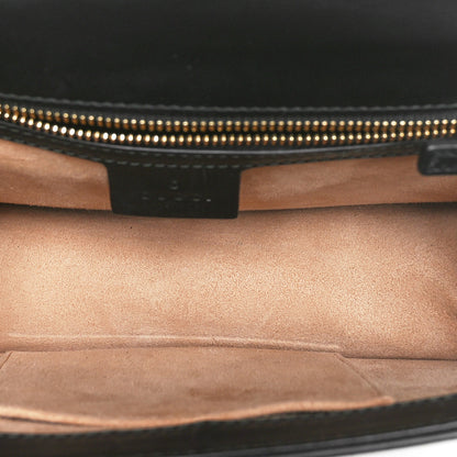 Gucci Calfskin Small Sylvie Shoulder Bag Black 5 of 10