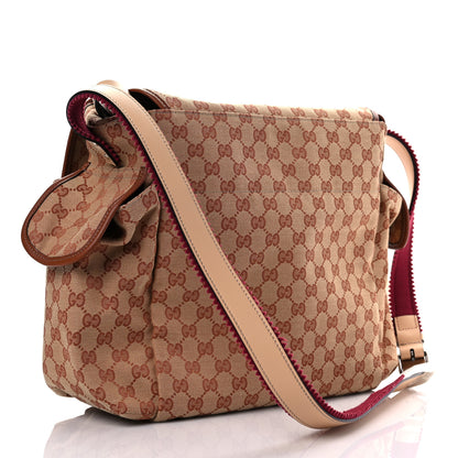 Gucci GG Monogram Diaper Bag Beige Ruggine Natural Antique Rose 3 of 10