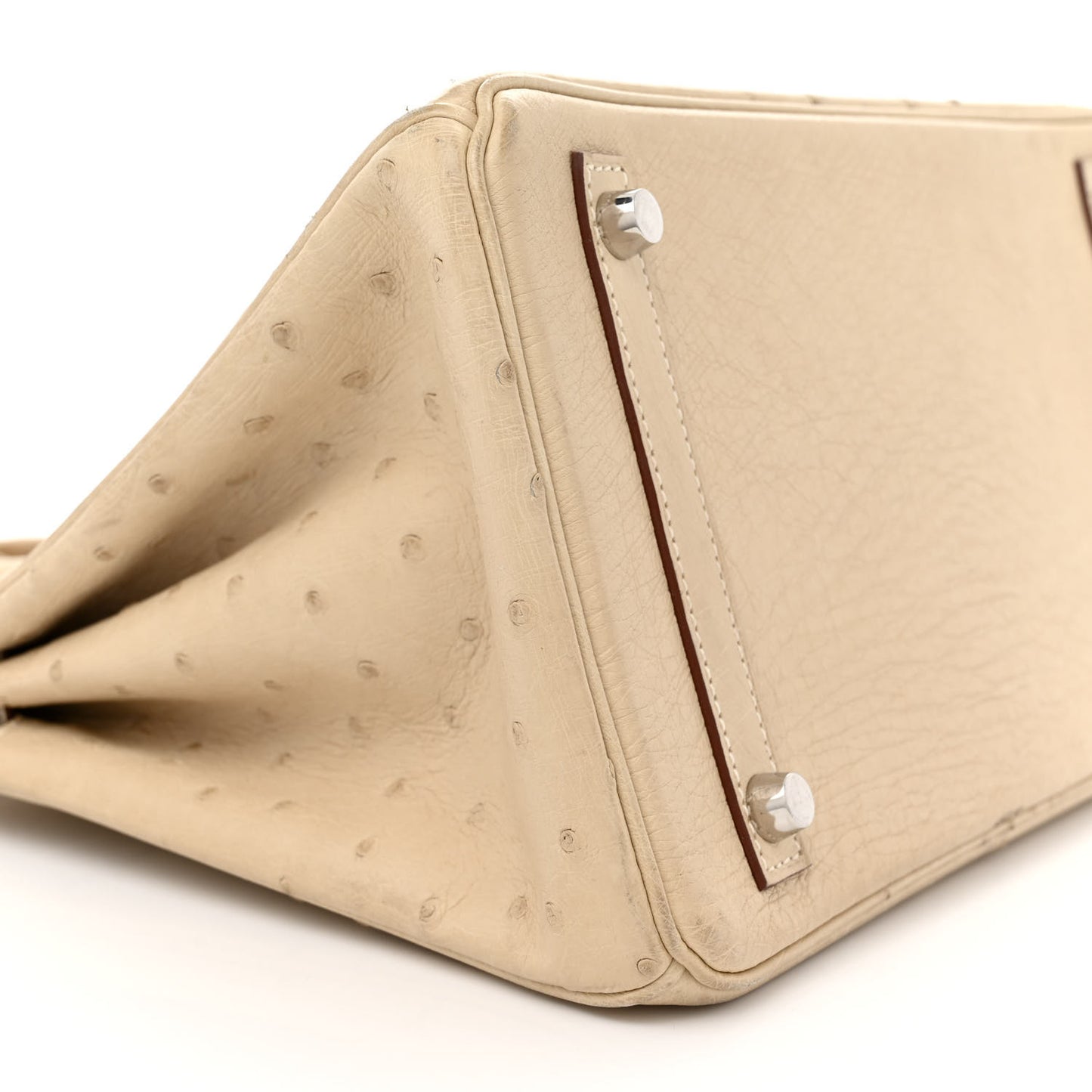 Ostrich Birkin 30 Parchemin