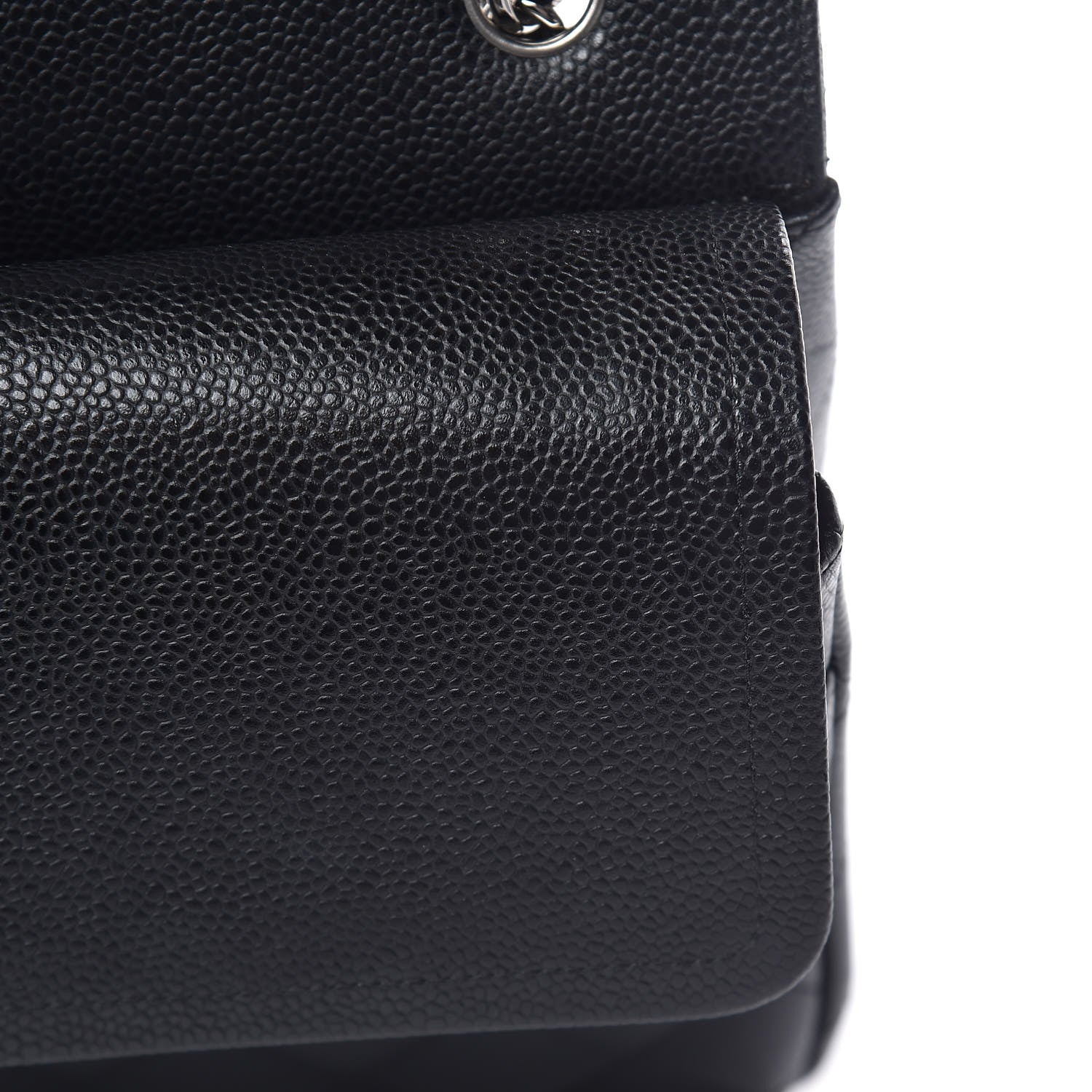 Chanel Caviar Quilted Jumbo Double Flap Black 11 of 17