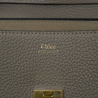 Chloe Grained Lambskin Mini Drew Shoulder Bag Motty Grey 6 of 7