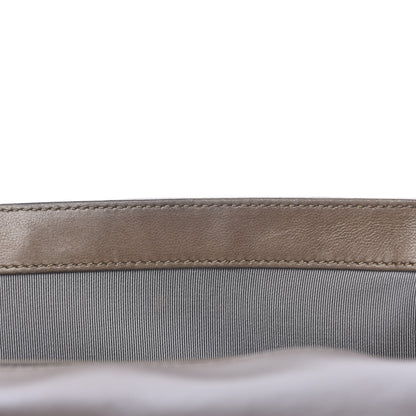 Chanel Lambskin Quilted Medium Boy Flap Khaki 13 of 15