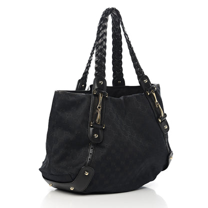 Gucci Monogram Medium Pelham Shoulder Bag Black 2 of 13