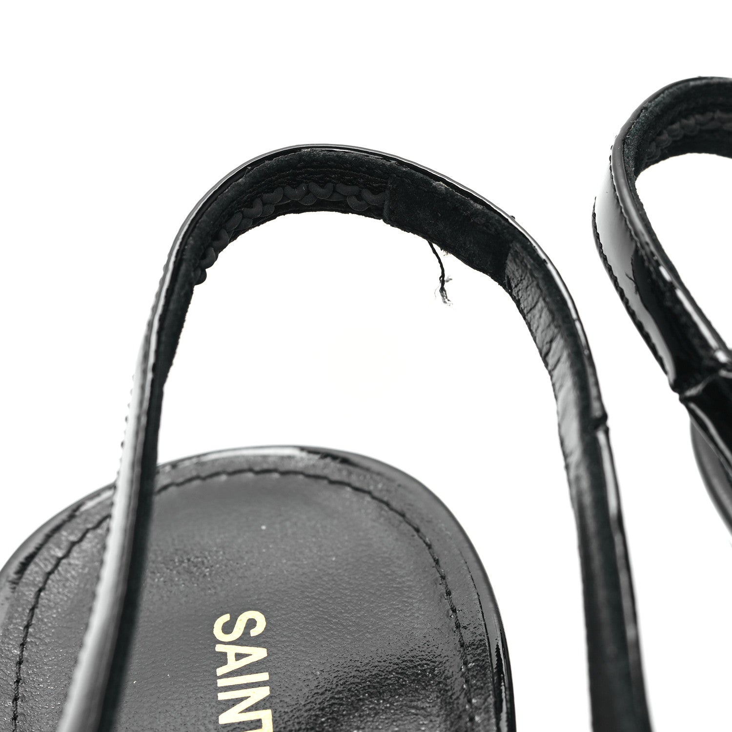 Saint Laurent Vernice Carol 60 Slingback Pumps 40 Black 10 of 11