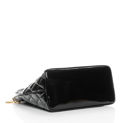 Chanel Patent Medallion Tote Black 4 of 7