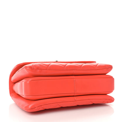 Chanel Lambskin Quilted Small Trendy CC Flap Dual Handle Bag Red 4 of 9