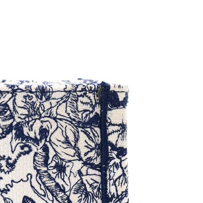 Christian Dior Canvas Embroidered Large Dioriviera Toile De Jouy Book Tote Blue 16 of 16
