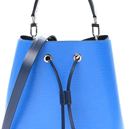 Louis Vuitton Epi Neonoe MM Lazuli Navy 8 of 11