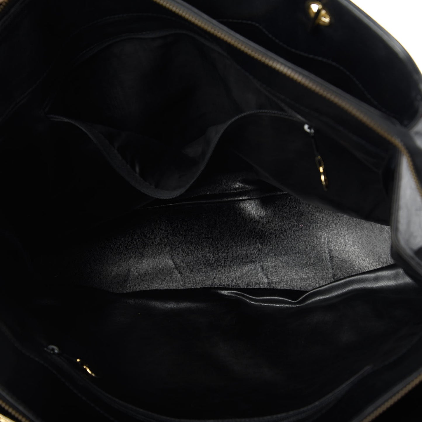 Calfskin Stitched XL Weekender Black