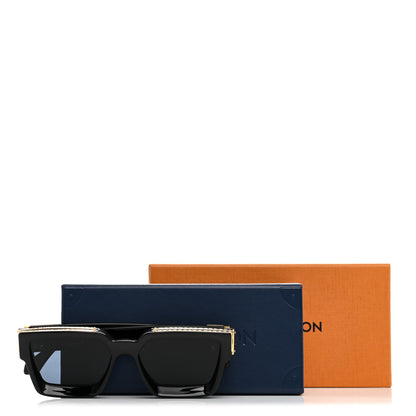 Louis Vuitton Acetate 1.1 Millionaires Sunglasses Z1165W Black 8 of 8