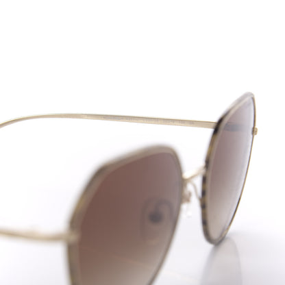 Chanel Round Sunglasses 4251-J Gold Brown 6 of 7