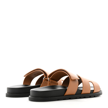 Hermes Calfskin Mens Chypre Sandals 42.5 Naturel 6 of 8