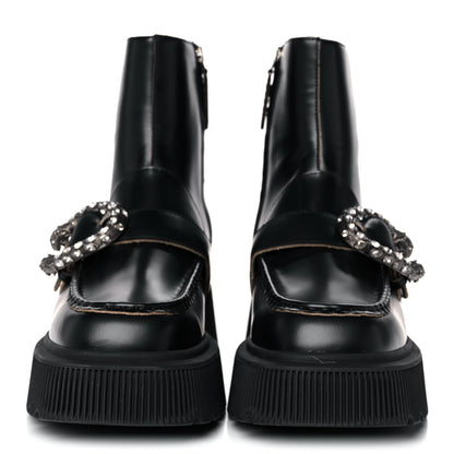 Gucci Cordovan Lux Dionysus Hunder Boots 39 Black 2 of 12