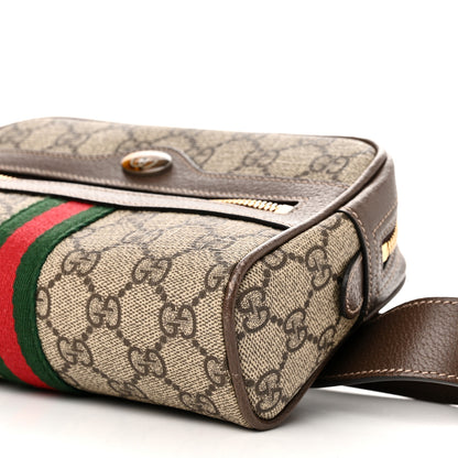 Gucci GG Supreme Monogram Web Small Ophidia Belt Bag 95 38 Dark Brown 10 of 10