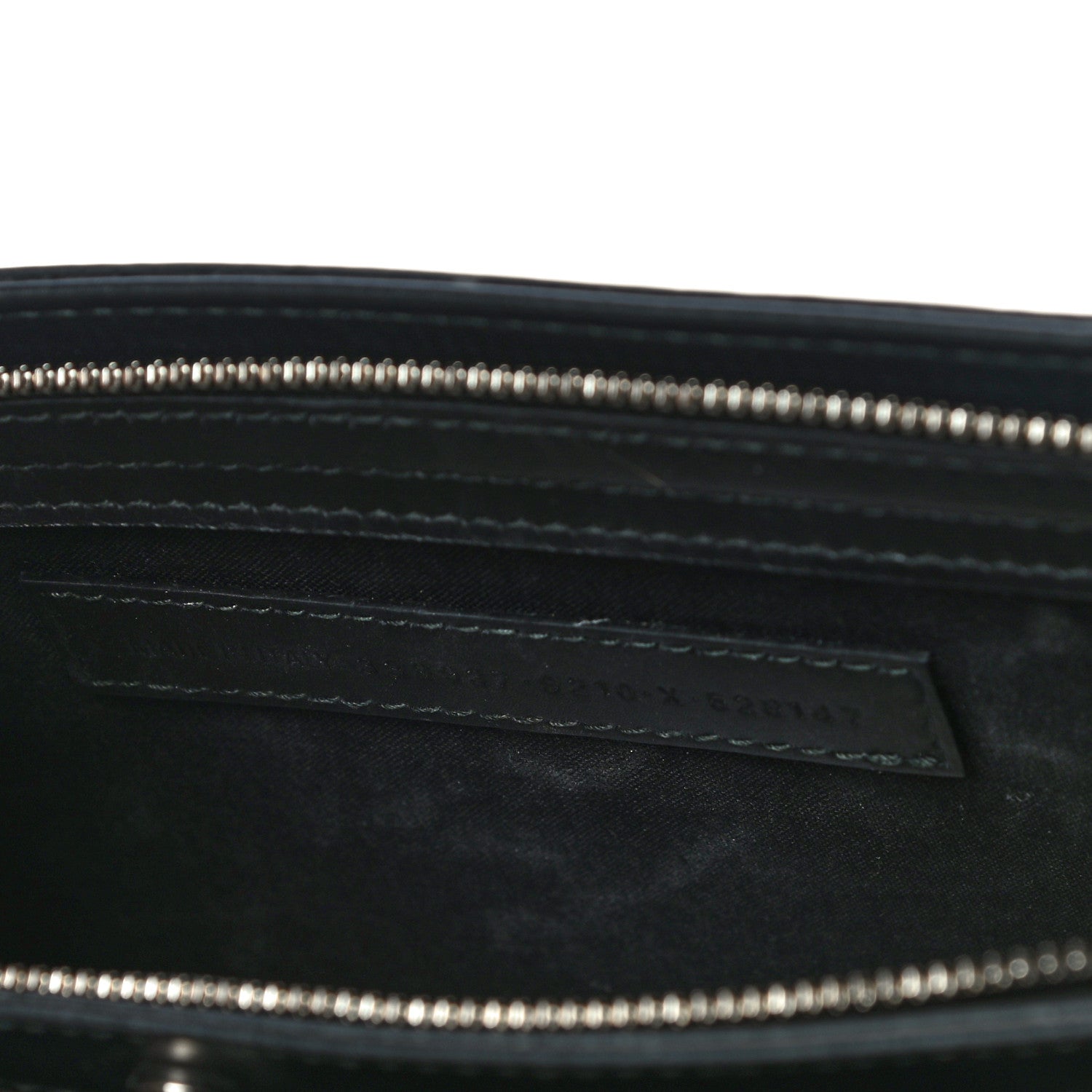 Balenciaga Cotton Canvas Logo Pochette Crossbody Bag Natural Black 7 of 15
