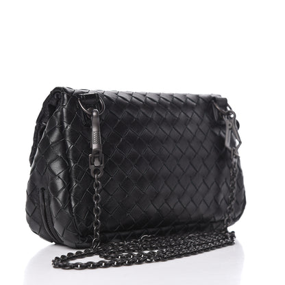 Bottega Veneta Nappa Intrecciato Small Chain Crossbody Black 3 of 9