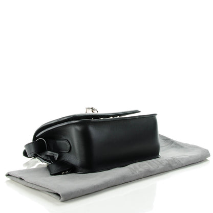 Alexander McQueen Calfskin Studded Small Padlock Crossbody Bag Black 4 of 7