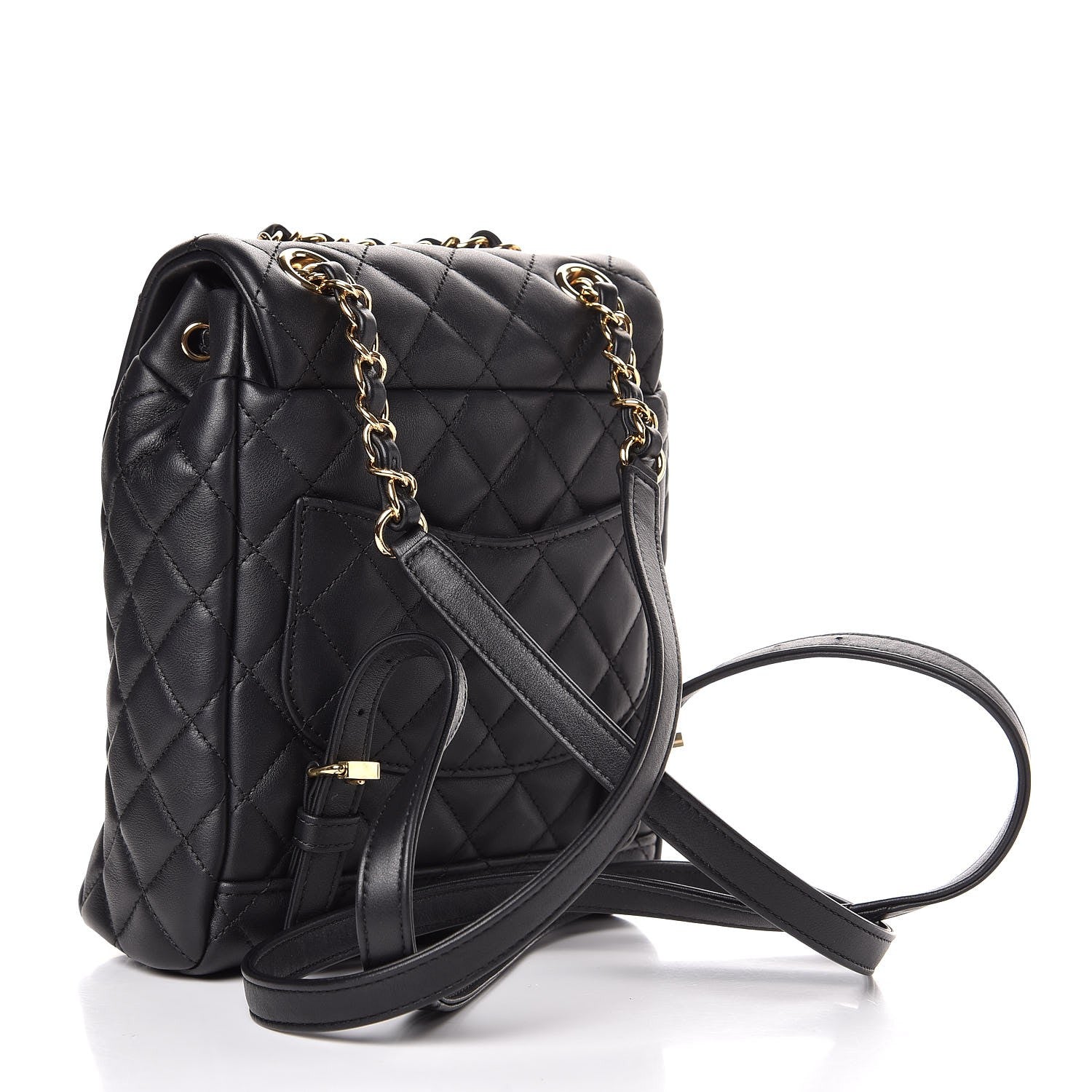 Chanel Calfskin Quilted Mini Urban Spirit Backpack Black 3 of 8