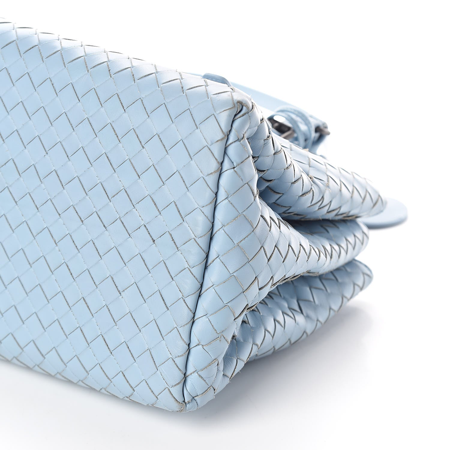 Bottega Veneta Light Calf Intrecciato Small Roma Topazio 9 of 9