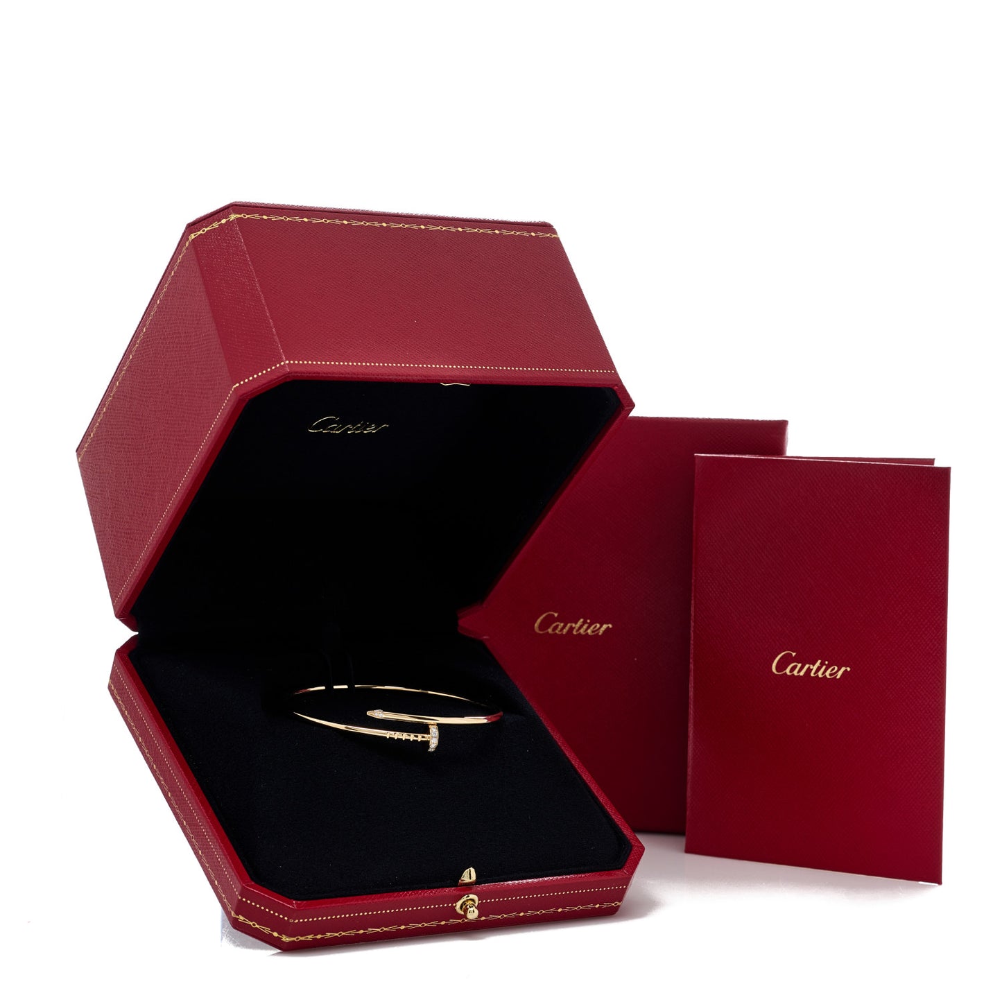 18K Yellow Gold Diamond Small Juste Un Clou Bracelet 17
