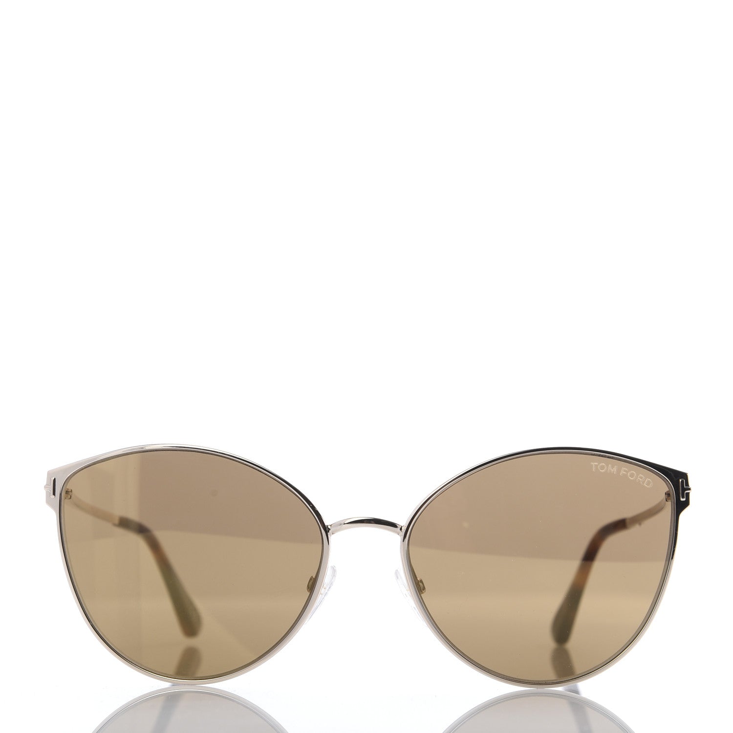 Tom Ford Metal Cat Eye Zeila Sunglasses TF654 Gold 2 of 8