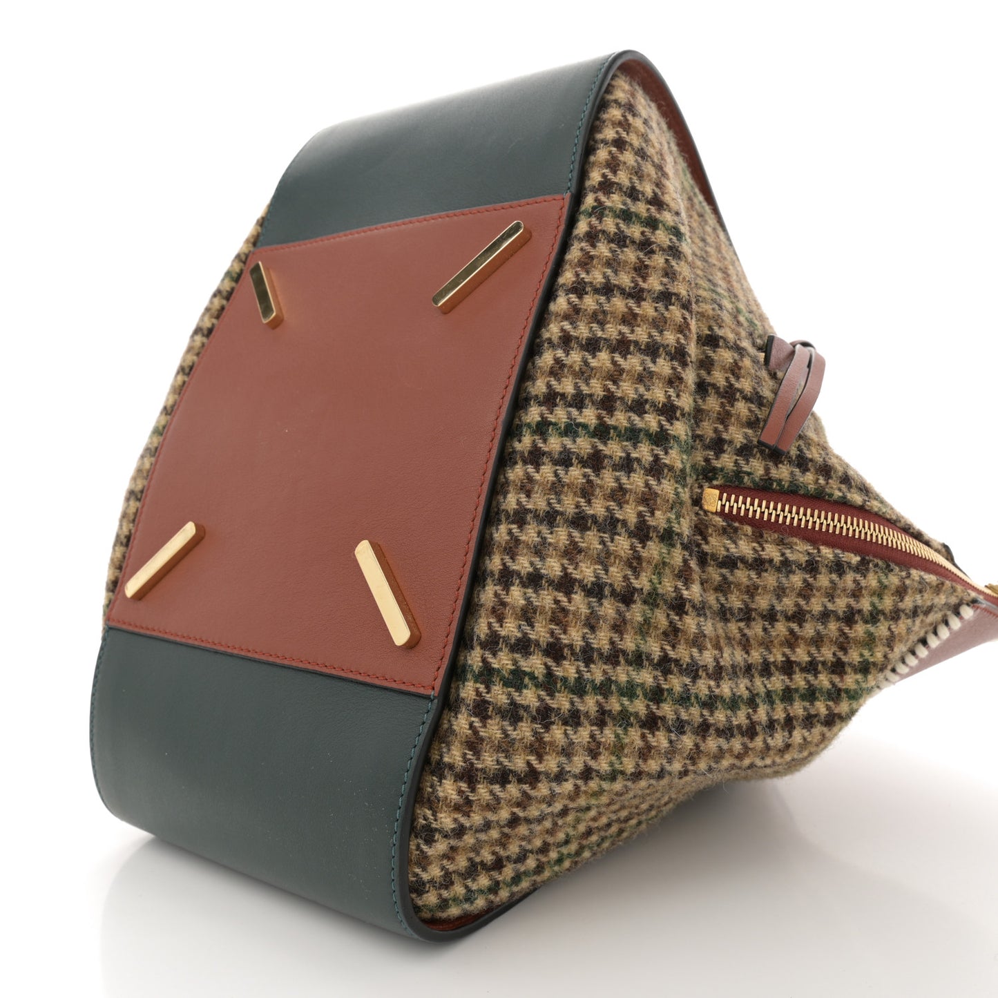 Calfskin Tweed Small Hammock Shoulder Bag Cypress Tan