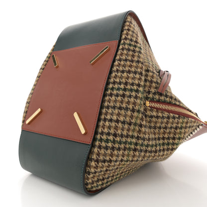Loewe Calfskin Tweed Small Hammock Shoulder Bag Cypress Tan 9 of 11