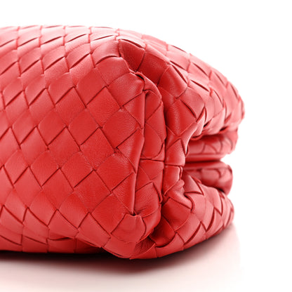 Bottega Veneta Nappa Maxi Intrecciato The Pouch Oversized Clutch Bright Red 9 of 9