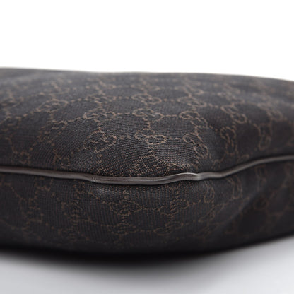 Gucci Denim Monogram Messenger Bag Dark Brown 10 of 10