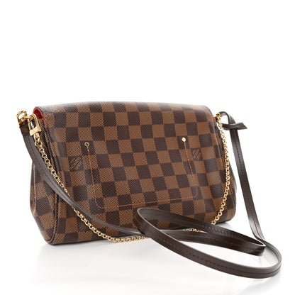 Louis Vuitton Damier Ebene Favorite MM 3 of 9