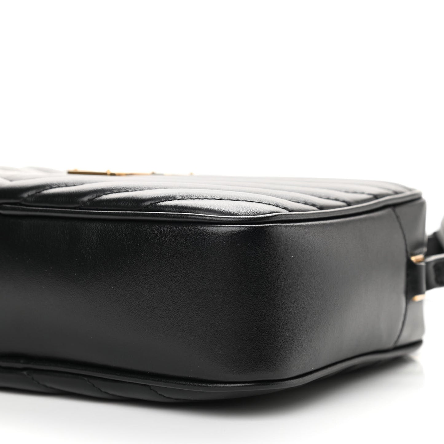Calfskin Matelasse Monogram Lou Camera Bag Black