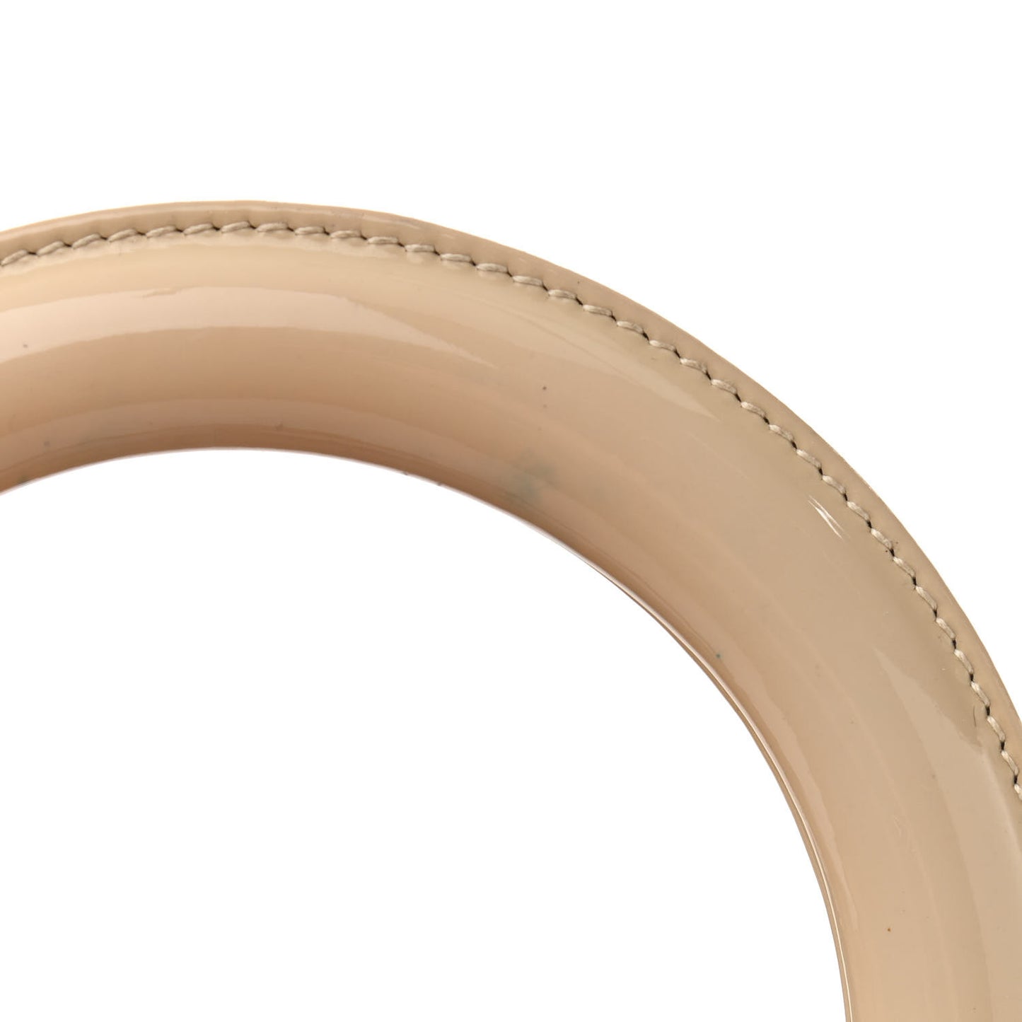 Patent Cannage Large Lady Dior Beige