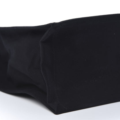 Saint Laurent Linen Calfskin Rive Gauche Tote Black 9 of 10
