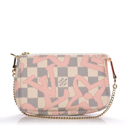 Louis Vuitton Damier Azur Tahitienne Mini Pochette Accessories 1 of 7