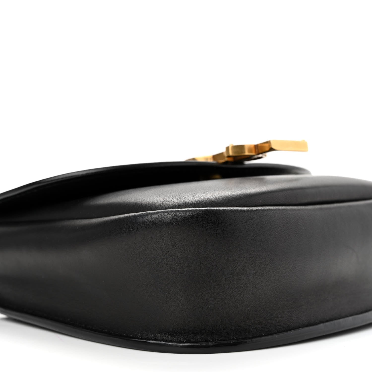 Saint Laurent Smooth Calfskin Classic Monogram Small Kaia Satchel Black 8 of 10