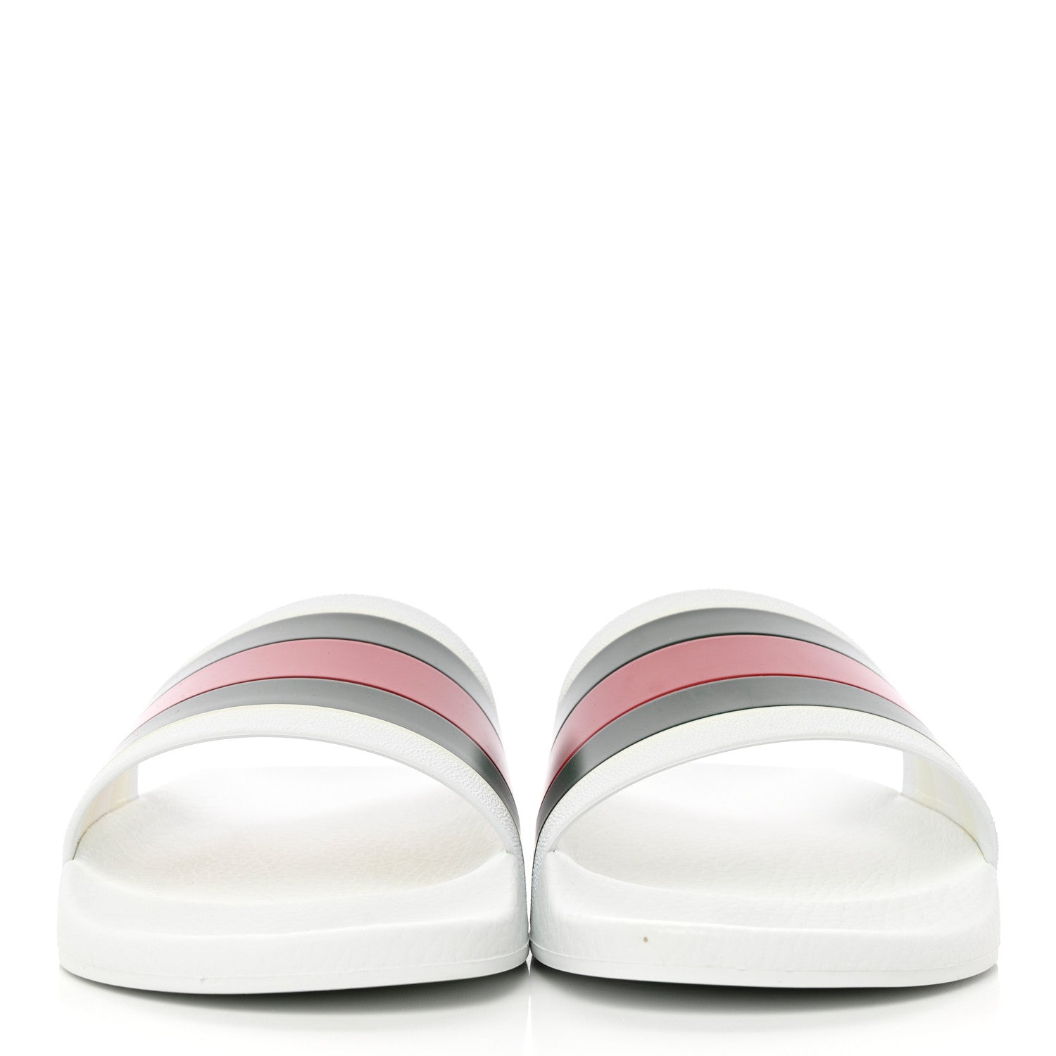 Gucci Rubber Web Mens Pool Slide Sandals 12 Great White 2 of 20