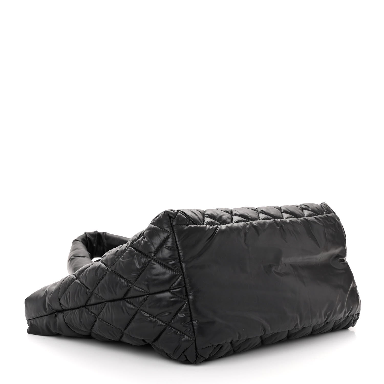 Chanel Nylon Quilted Small Coco Cocoon Tote Black 6 of 17