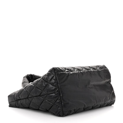 Chanel Nylon Quilted Small Coco Cocoon Tote Black 6 of 17