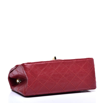 Chanel Aged Calfskin Quilted 2.55 Reissue Mini Flap Red 4 of 12