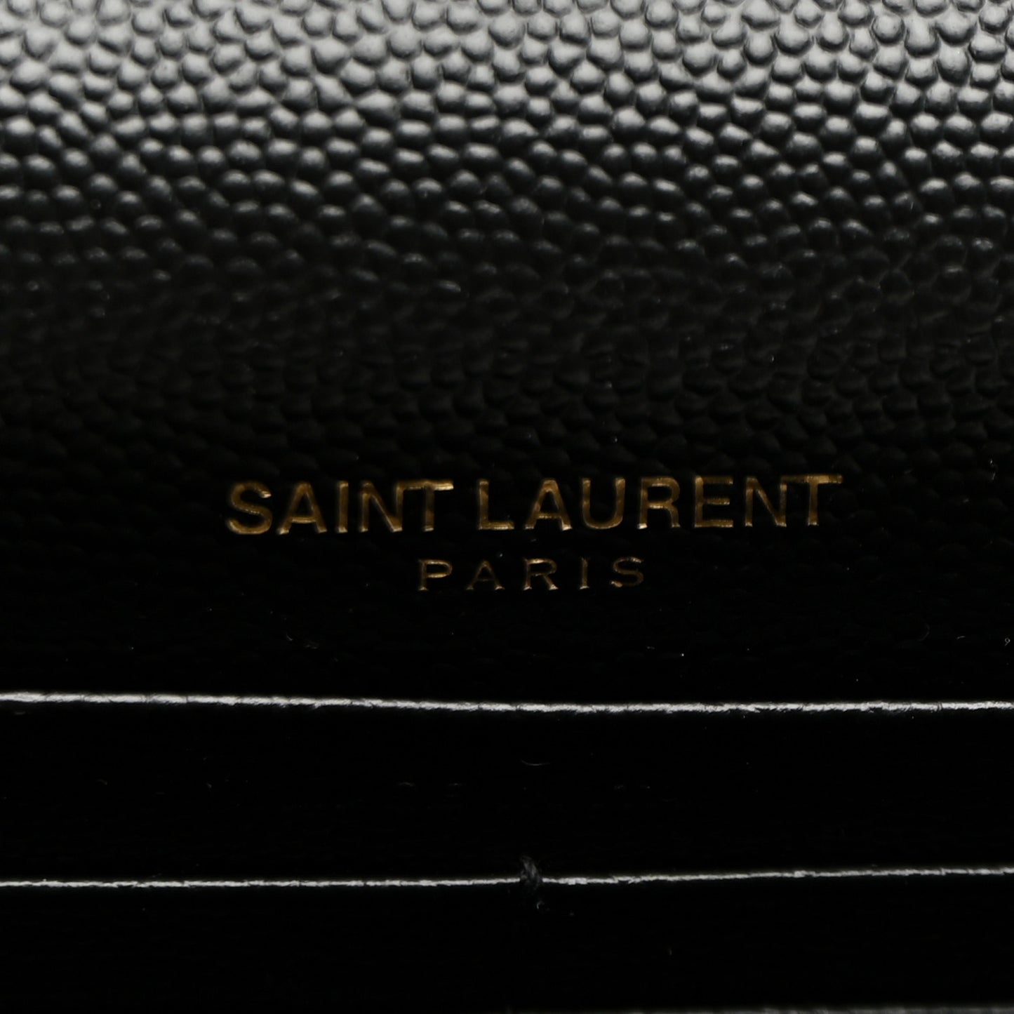 Grain De Poudre Classic Monogram Kate Tassel Chain Wallet Black