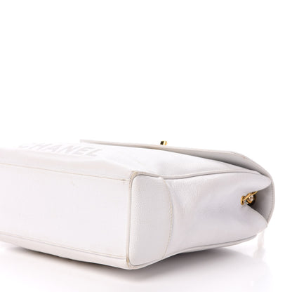 Chanel Caviar Flap Shoulder Bag White 14 of 20