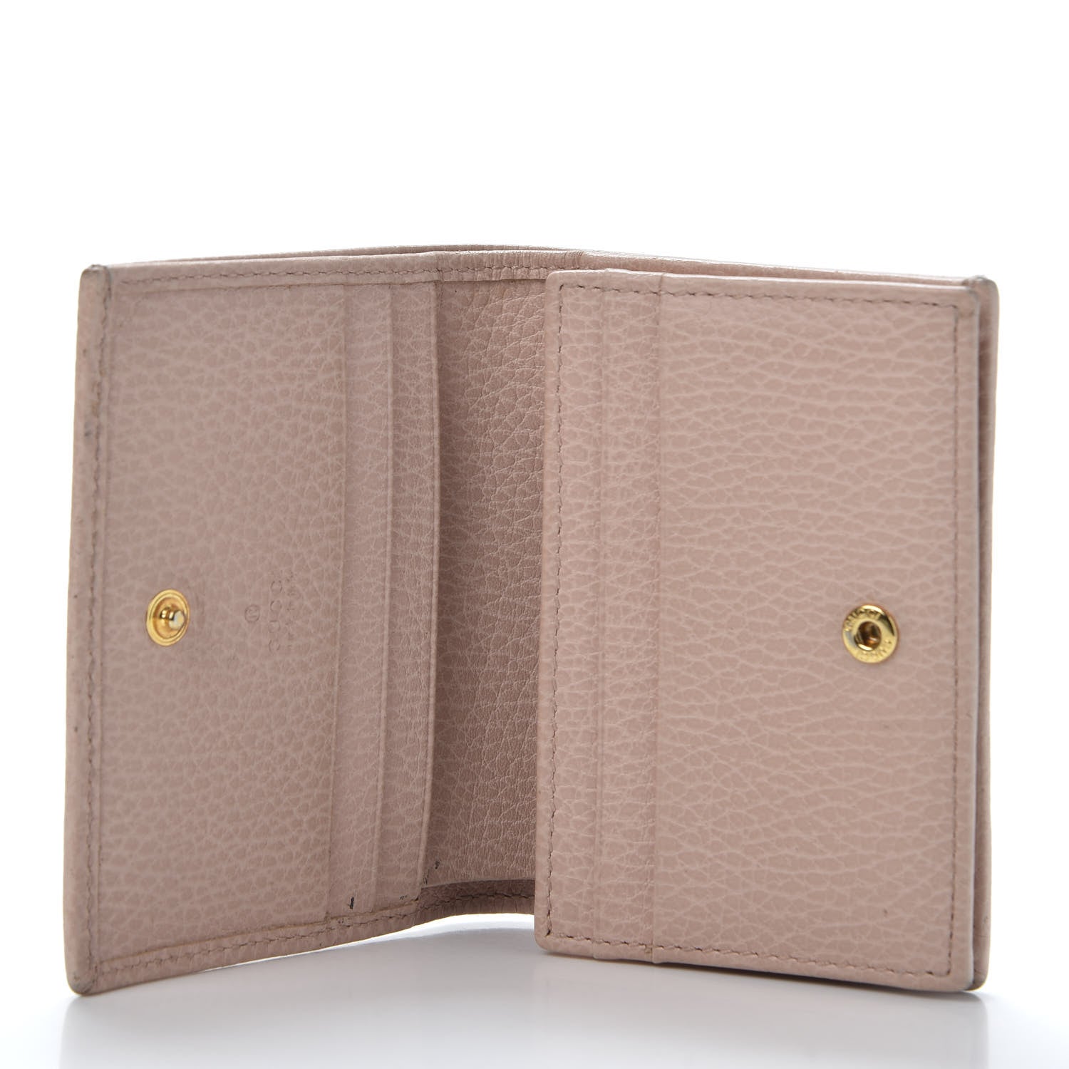 Gucci Dollar Calfskin GG Marmont Card Case Perfect Pink 4 of 11