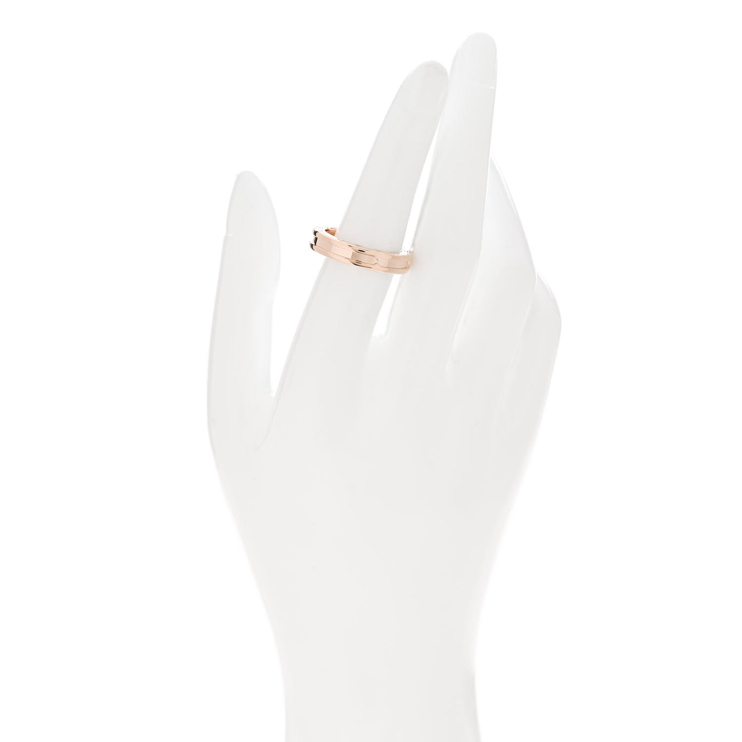 18K Rose Gold B.Zero1 One-Band Ring 57 8
