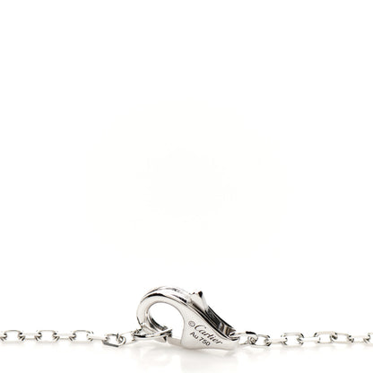 Cartier 18K White Gold Diamond Juste Un Clou Paved Pendant Necklace 4 of 5