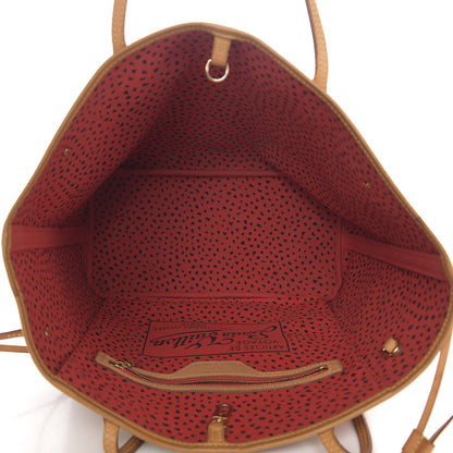 Louis Vuitton Monogram Kusama Waves Neverfull MM Red 5 of 14