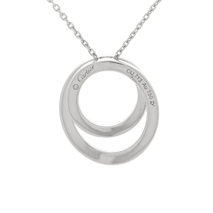 Cartier 18K White Gold Diamond Etincelle De Cartier Pendant Necklace 4 of 5