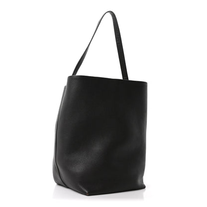 The Row Grained Calfskin Large N/S Park Tote Brown 3 of 10