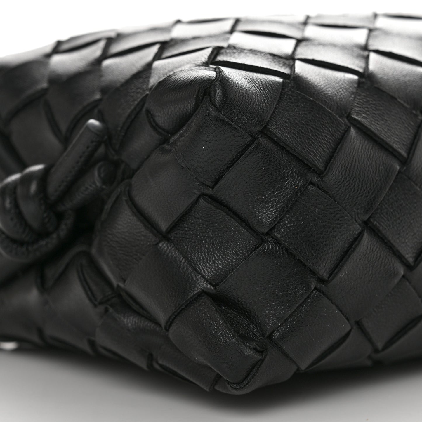 Nappa Intrecciato Mini Loop Camera Bag Black